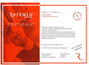 Klimatyzacja-Warszawa-Certyfikat-Rotenso_I-MATIC2021-300x218